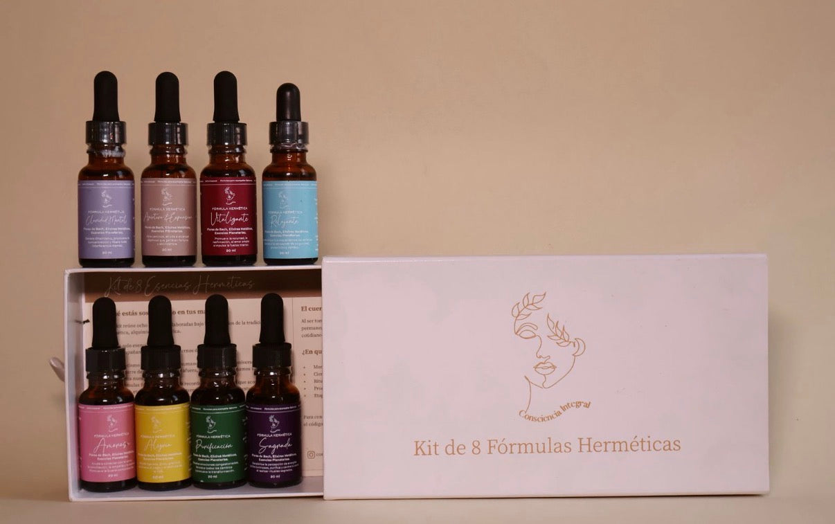 Kit de 8 fórmulas herméticas