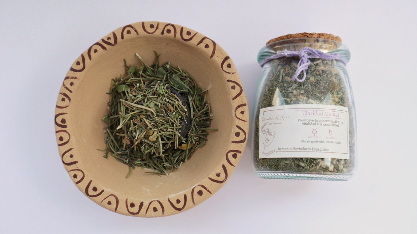 Trituradito Claridad Mental con plato y 2 carbones