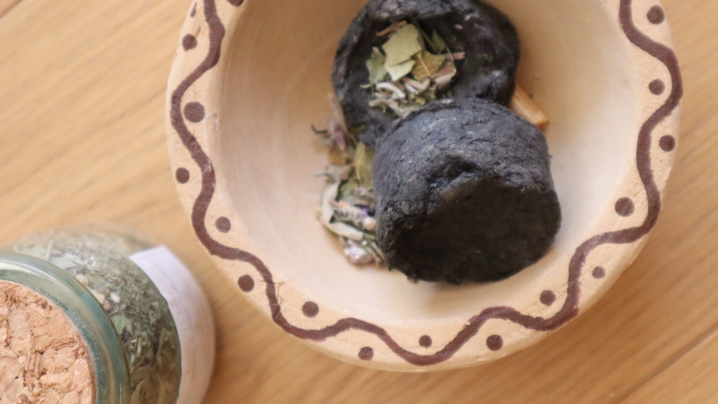 Kit Jumbo Sahumerio, Velas y Plato para sahumear