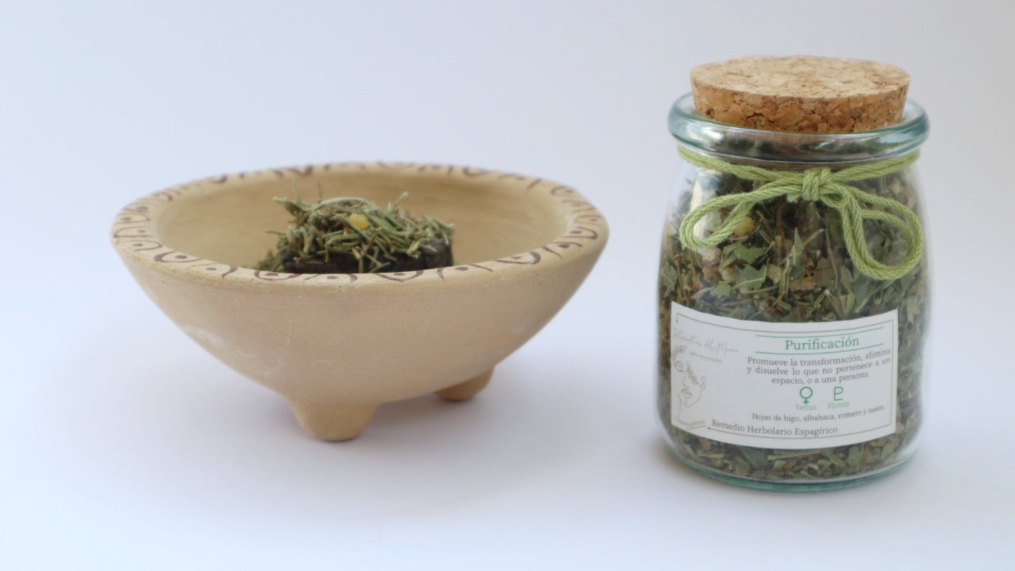 Trituradito Purificación con plato y 2 carbones