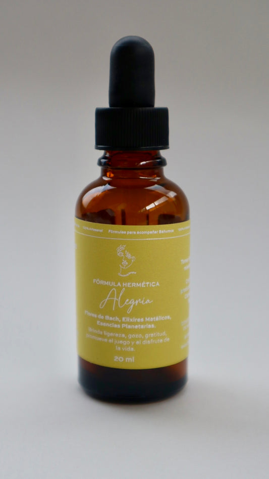 Esencia Alegría con fórmula hermética