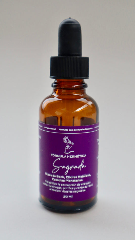 Esencia Sagrada con fórmula hermética
