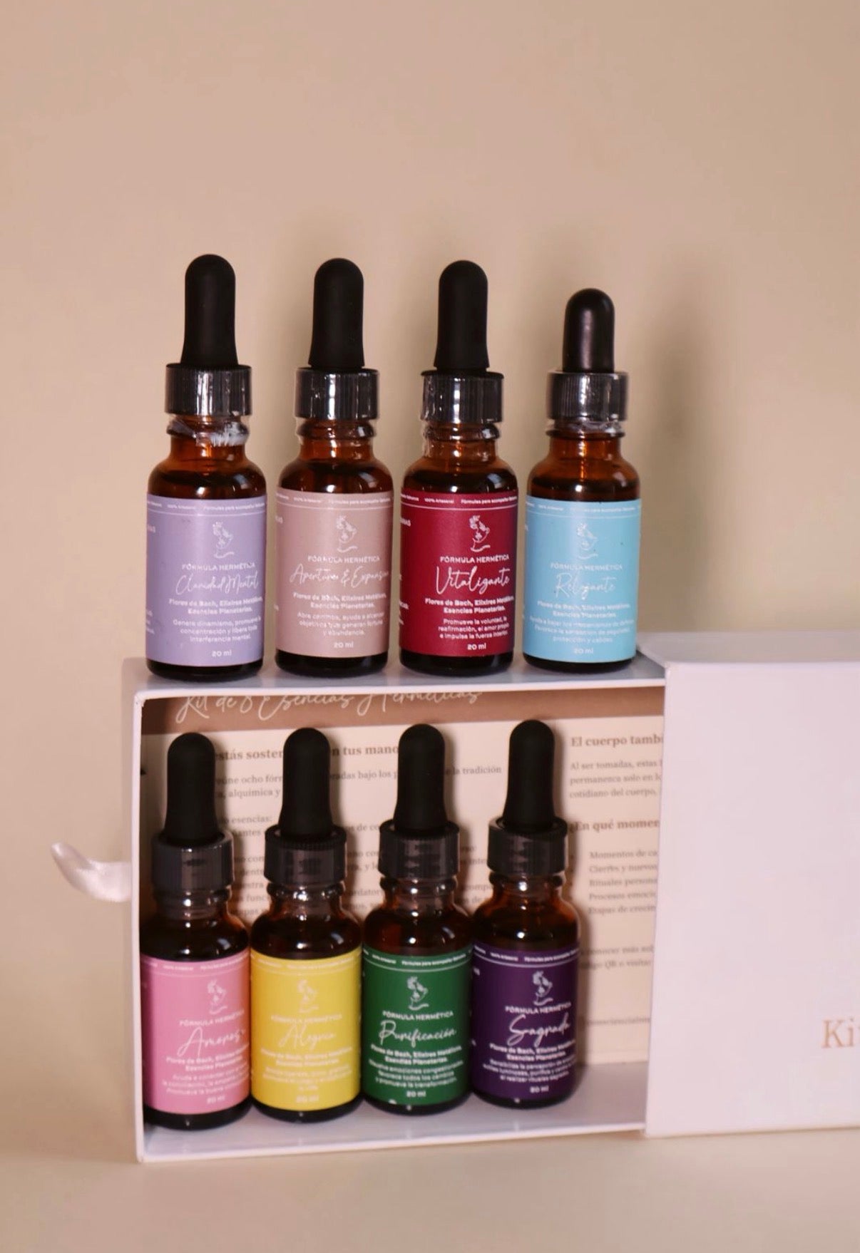 Kit de 8 fórmulas herméticas