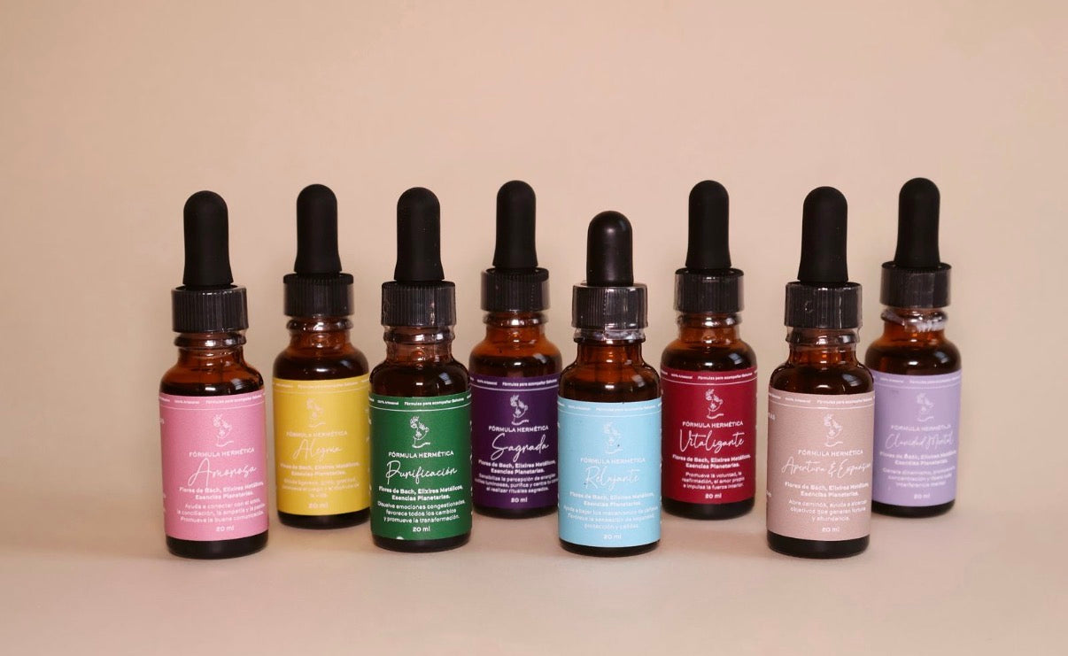 Kit de 8 fórmulas herméticas