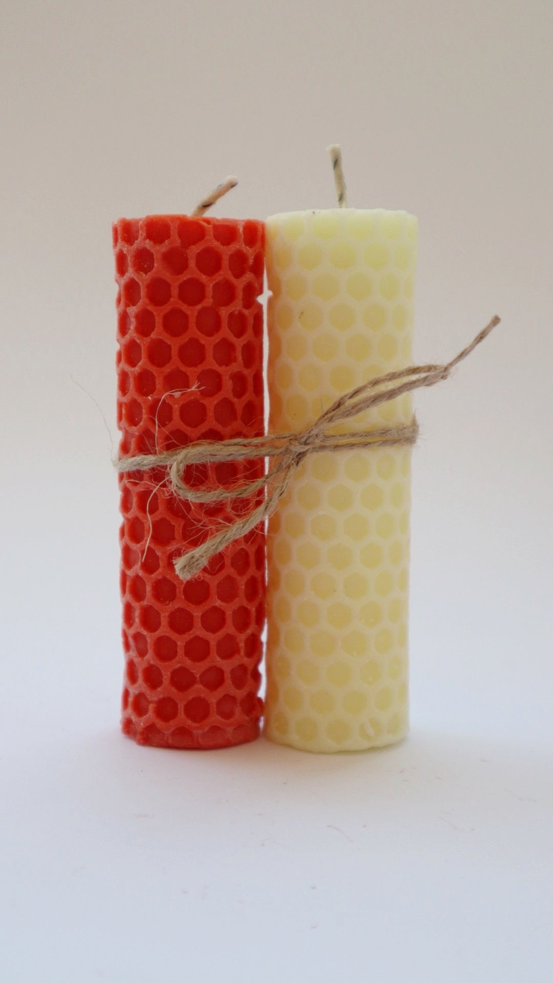 Velas de panal de cera