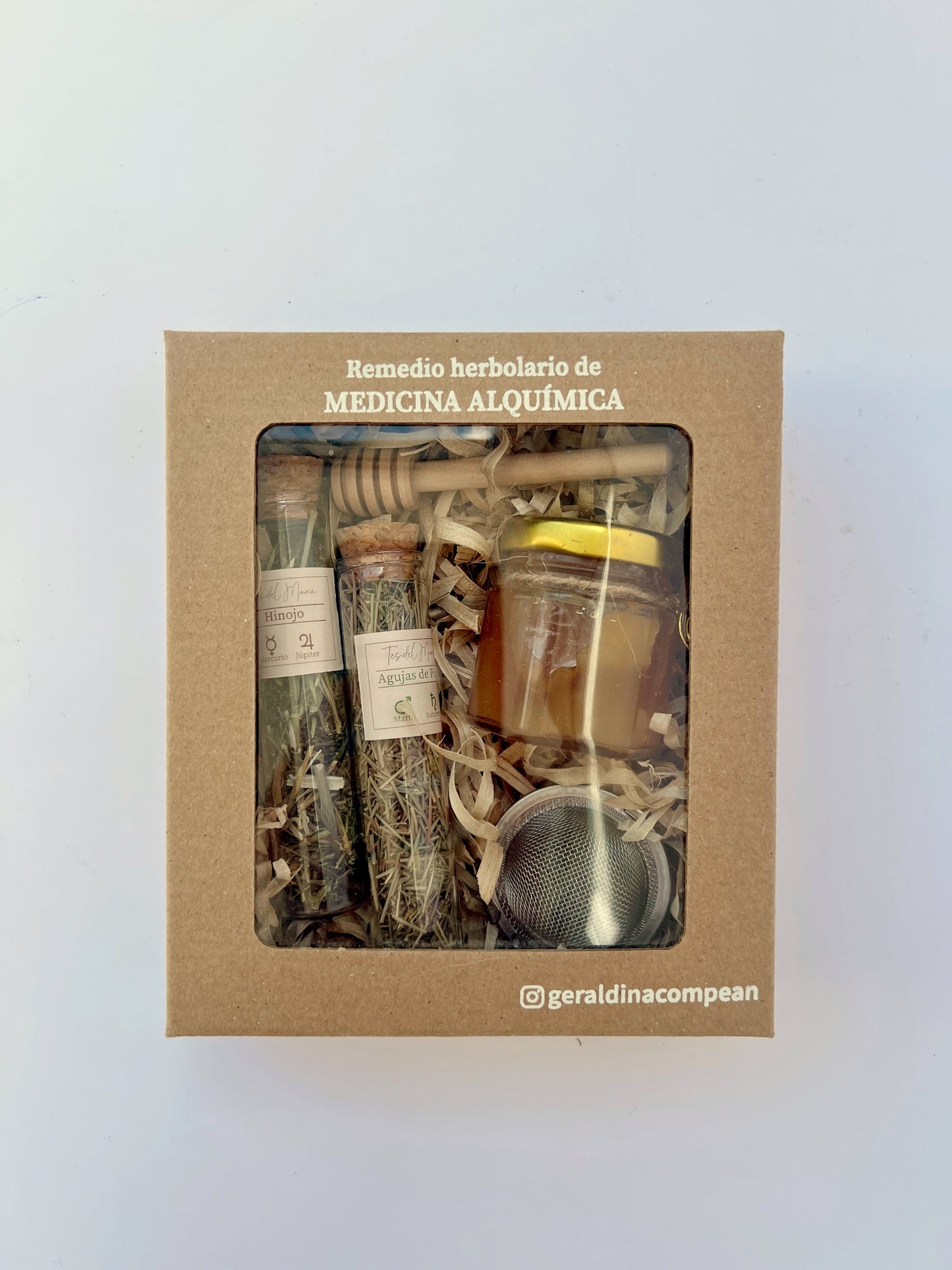 Kit Mini de  infusiones, infusor y miel