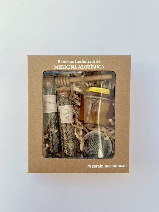 Kit Mini de  infusiones, infusor y miel