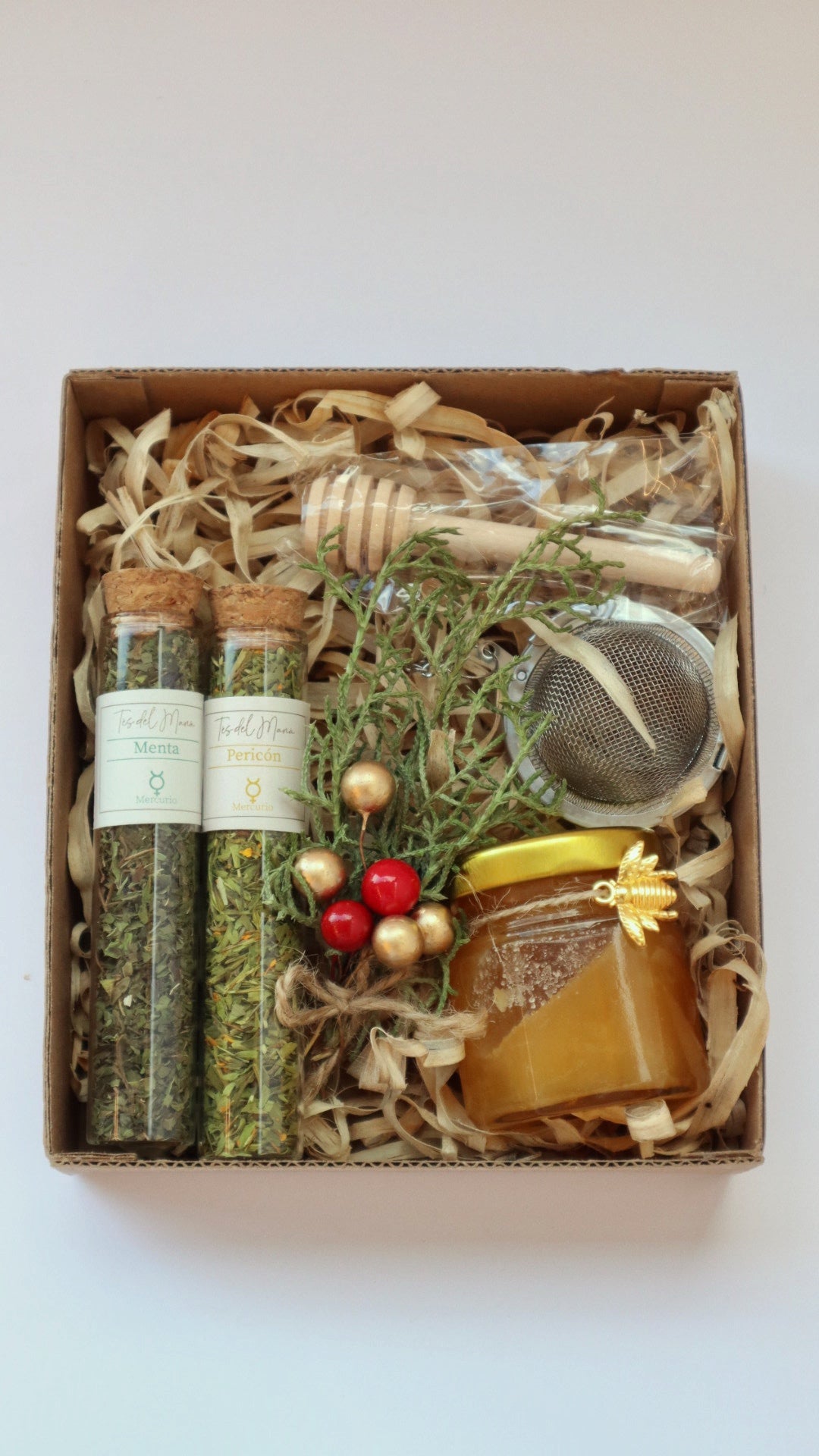 Kit Mini de  infusiones, infusor y miel