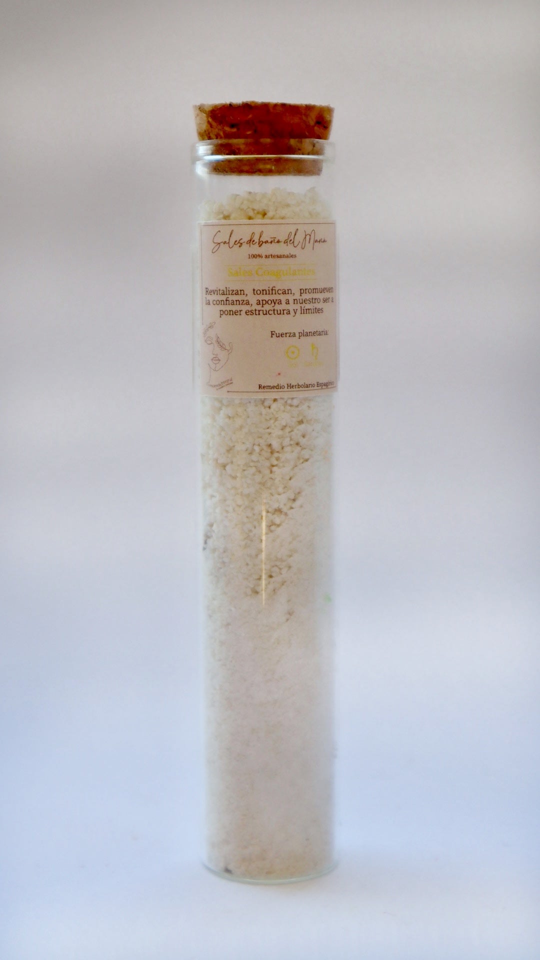 Sales de baño en tubo